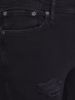 Bilde av LIAM SKINNY FIT RIPPED -BLACK DENIM