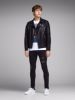 Bilde av LIAM SKINNY FIT RIPPED -BLACK DENIM
