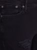 Bilde av LIAM SKINNY FIT RIPPED -BLACK DENIM