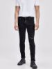 Bilde av LIAM SKINNY FIT RIPPED -BLACK DENIM